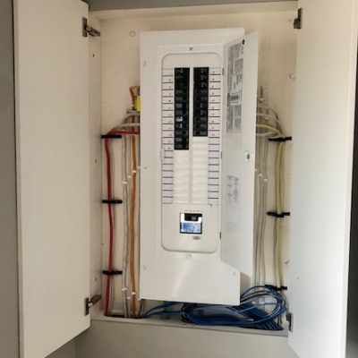 Install electric panel, panel upgrade, residential electrician, wiring, electrical contractors.