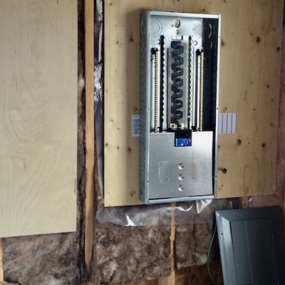 Install electric panel and upgrade, wiring, residential electrician.