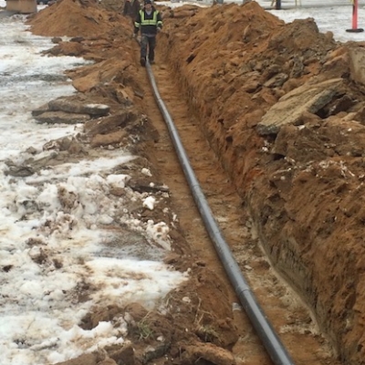 Commercial Electrical Services, New Construction, High Voltage, underground.